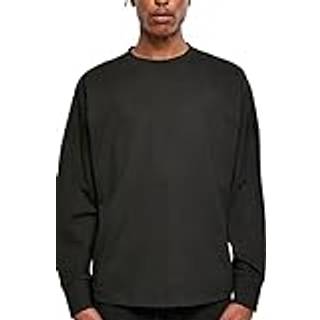 Build Your Brand BY198 Oversized Cut On Sleeve Longsleeve Black XS
