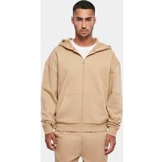 Build Your Brand BY192 Ultra Heavy Zip Hoody U. Beige M