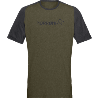 Norrøna Men's Fjørå Equaliser Lightweight T-Shirt  Olive Night, S