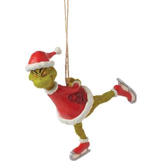 6015225 Grinch Ice Skating Hanging Ornament - P6290