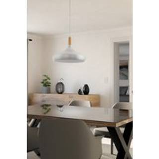 EGLO Sabinar Ø400 Pendel i børstet sølv