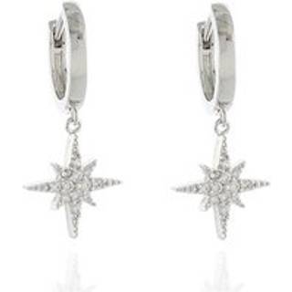 Cachet North Star Silver Tone Cubic Zirconia Drop Earrings - J7453