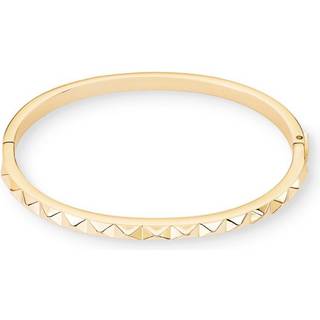 Coeur de Lion 0135/32-1600 Damen-Armreif Spikes Edelstahl Goldfarben