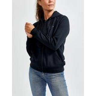 CORE Craft zip hood W - Black