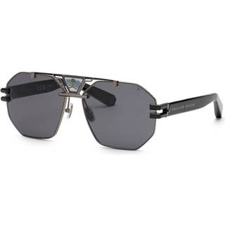 Philipp Plein SPP077V 0K59 63 Solbriller Kvinder - Polished Bakelite With Gloss Black Parts - 63mm