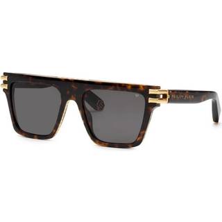 Philipp Plein SPP108M 0722 56 Solbriller Kvinder Tortoiseshell - Polished Dark Tortoise - 56mm
