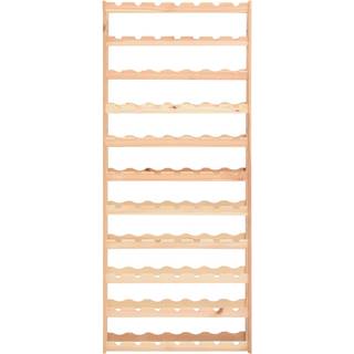 Vinreol Til 12 Flasker Fyrretræ - 77 / Naturfarvet