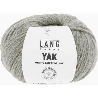 Lang Yarns Yak 0003 Indhold: 70% Extrafine merinould, 30% Yak Vægt/længde: 50 g = ca 120 meter Anbefalede pinde: 4.50-5.00 mm Strikkefasthed: 10x10 cm = 18 m x 26 p Vask: Håndvask / Tåler ikke tørretumbling.