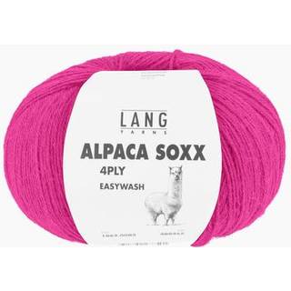 Lang Yarns Alpaca Soxx 4-ply 0085 Indhold: 70% Superfine alpaca, 30% Nylon Vægt/længde: 100 g = ca 390 m Anbefalede pinde: 2.50-3.50 mm Strikkefasthed: 10x10 cm = 30 m x 41 r Vask: Max 30 °C / Kan tørretumbles ved lav varme / Brug vaskemiddel til finvask uden skyllemiddel.