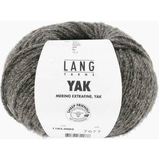 Lang Yarns Yak 0005 Indhold: 70% Extrafine merinould, 30% Yak Vægt/længde: 50 g = ca. 120 meter Anbefalede pinde: 4,5-5 mm Strikkefasthed: 10x10 cm = 18 m x 26 p Vask: Håndvask / Tåler ikke tørretumbling.