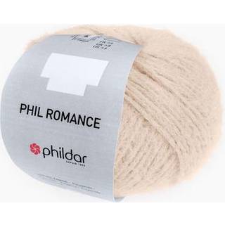 Phildar Romance Gazelle Indhold:100% Polyamid Vægt/længde:50 g = ca. 100 m Anbefalede pinde:4 mm Strikkefasthed:10 cm x 10 cm = 21 m x 29 r Kan vaskes på maskine, maks. 30ºC / Tørres fladt.