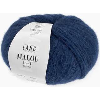 Lang Yarns Malou Light 0010 Materiale: 72% baby alpaca, 16% polyamid, 12% uld Vægt/længde: 50 g = ca 190 meter Anbefalede pinde: 4.50–5.00 mm Strikkefasthed: 10 cm = 16 m Vask: Håndvask / Tåler ikke tørretumbling.