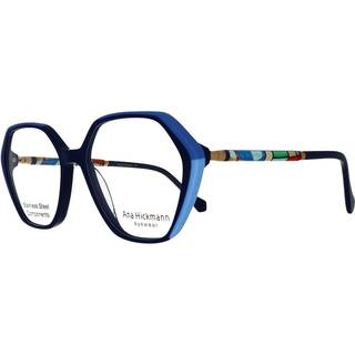 Ana Hickmann AH6468 P04 53 Briller Mænd Blue - Dark Blue Sky Blue Laminate - 53mm