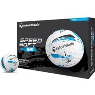 TaylorMade Speedsoft INK golfbolde - pakke med 12 stk., blå
