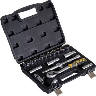 Topnøglesæt 1/2" m/ 21 dele