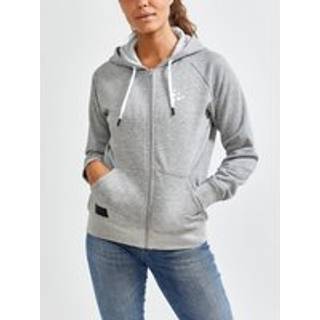 Core Craft Zip Hood W Grey Melange (XS)