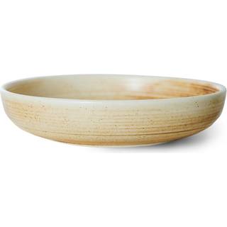 HKliving Home Chef dyb tallerken large Ø21,5 cm Rustic cream/Brown