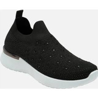 Lotus Lotus Black Casual Knit Trainers
