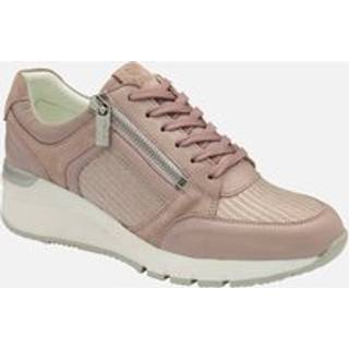 Lotus Lotus Pink Zip-Up Wedge Trainers