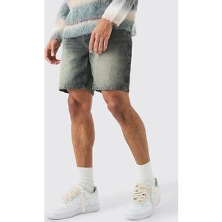 Mens Relaxed Rigid Denim In Antique Grey