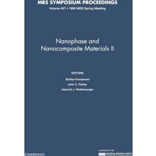 Nanophase and Nanocomposite Materials II: Volume 457