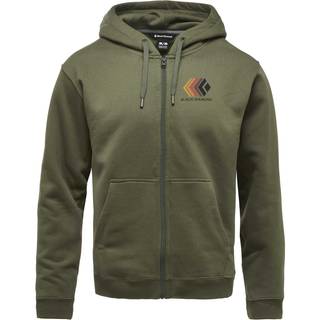 Black Diamond Faded Full Zip Hoody Hoodie Herrer størrelse XS farve olivengrøn