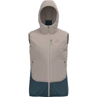 Odlo Ascent Hybrid Insulated Running Vests Men - Silver, Dark Grey, Size XXL - silver