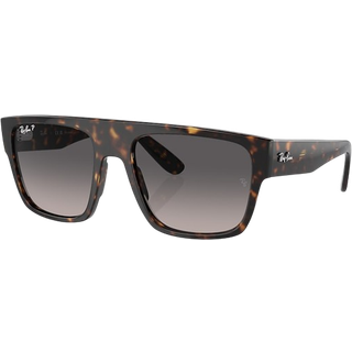 Ray - Ban Unisex RB0360S DRIFTER 902/M3 Solbriller Acetat Skildpadde Grå Firkantet Polariseret Skygge