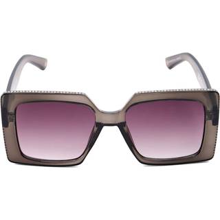 Dune London Dune London Grey Glitzy Diamanté Rectangular Sunglasses