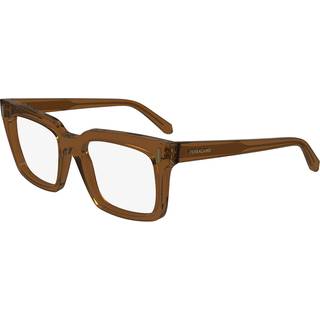 Ferragamo Kvinde SF2993 232 Optiske stel Acetat Brun Firkantet Normal Normal