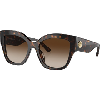 Tory Burch TY7184U 172813 54 Solbriller Kvinder Tortoiseshell - Dark Tortoise - 54mm