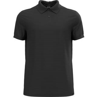 Odlo Ascent Natural Polo Shirt S/S Polo-shirt Herrer størrelse S farve sort
