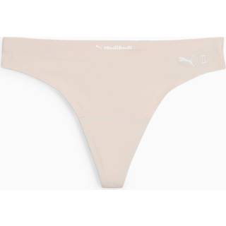 Women&#39;s Puma x Modibodi Seamfree Active Thong Light-Moderate, Pink, Size XL, Clothing - Mist Pink - XL