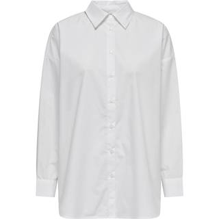 Only - Onlceline Cut Out Back Shirt - 4341391 Bright White
