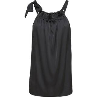 Karmamia Copenhagen top - Ruffle Tie black