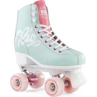 Rio Roller Side By Side Rulleskøjte Script Teal/Coral