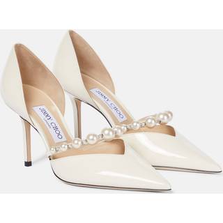 Jimmy Choo Aurelie 85 patent leather pumps - white - EU 41