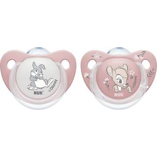 Nuk Sut, Disney, Str. 2 (6-18 Mdr.), Anatomisk, Silikone 2-pak