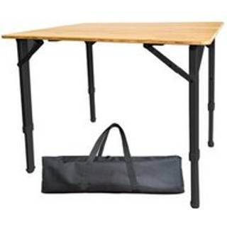 Bamboo Camping Table 4 Folding 80cm x 60cm