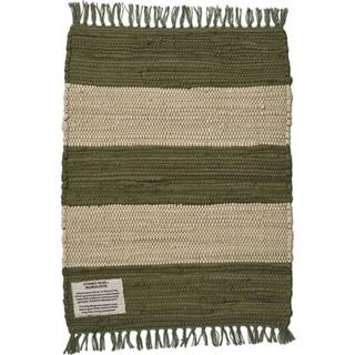 Bongusta Chindi rug 45x60cm army & beige