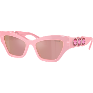 Swarovski SK6021 2001E4 53 Solbriller Kvinder Lyserød - Pearlescent Pink - 53mm