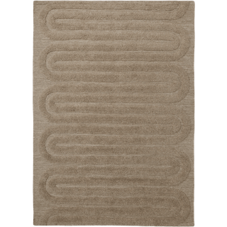 Tinted Riklund uldtæppe 160x230 cm Beige-melange