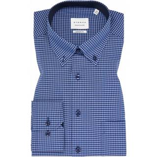COMFORT FIT Shirt in dark blue checkered