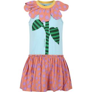 Stella McCartney Kids Printed cotton jersey dress - multicoloured - Y 14