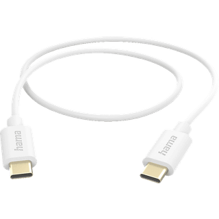HAMA ladekabel 1 meter - hvid (På lager i varehus)
