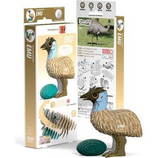 Eugy Emu 3D-puslespil 25 stykker miljøvenlig uddannelsesmæssige legetøjspuslespil for drenge piger og børn i alderen 6