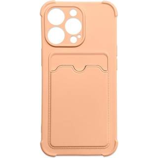 iPhone 13 -Bumper Mjuk Korthållare Skal - Rosa