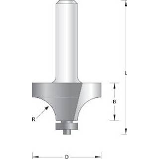 Hikoki 8 Mm Rounding Over Bit With Ba - 66754106