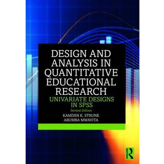 Design and Analysis in Quantitative Educational Research