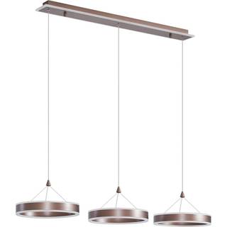 Lucande - Kolo 3 LED Pendel Iced Coffee